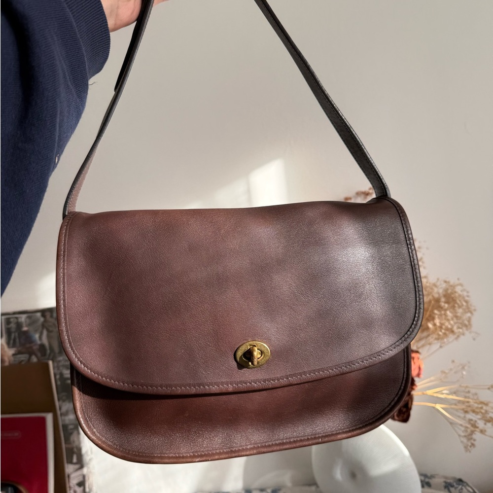 Coach City Bag Reissue Vintage Mahogany Crossbody Bag